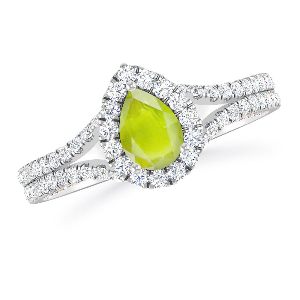 White Gold - Peridot