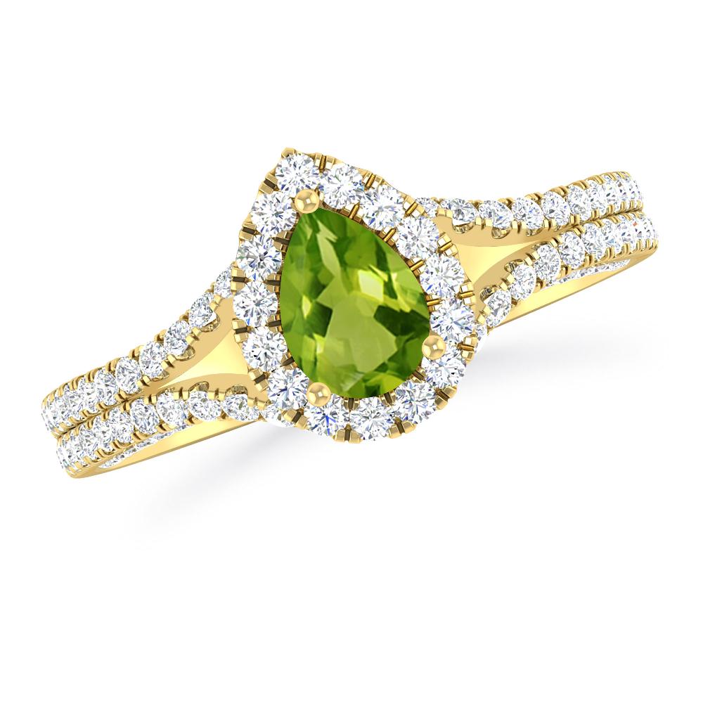 Yellow Gold - Peridot