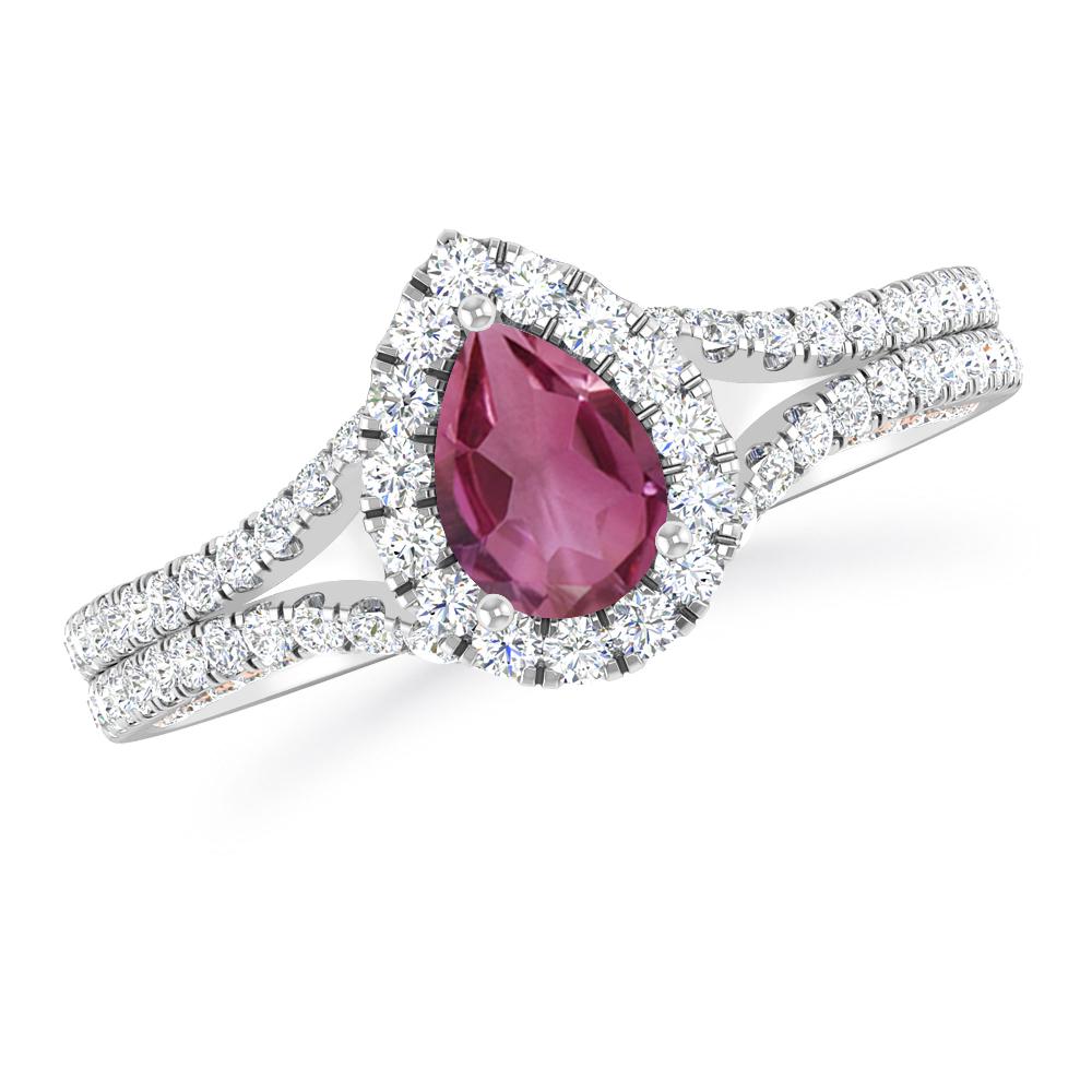 White Gold - Pink Tourmaline