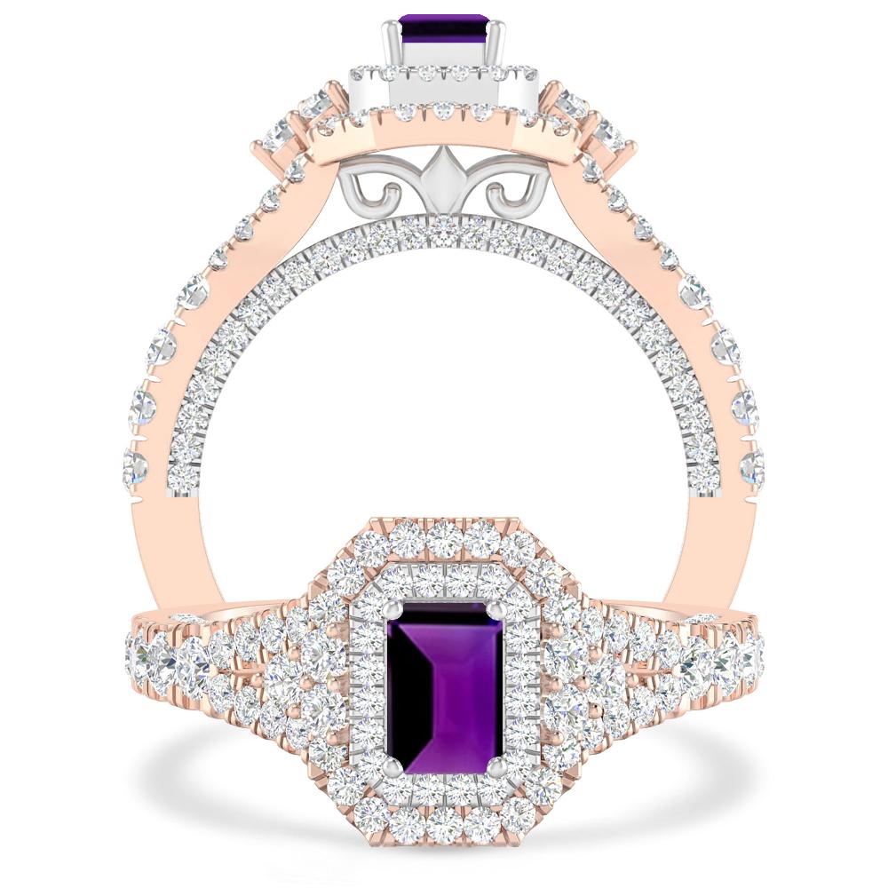 Rose Gold - Amethyst