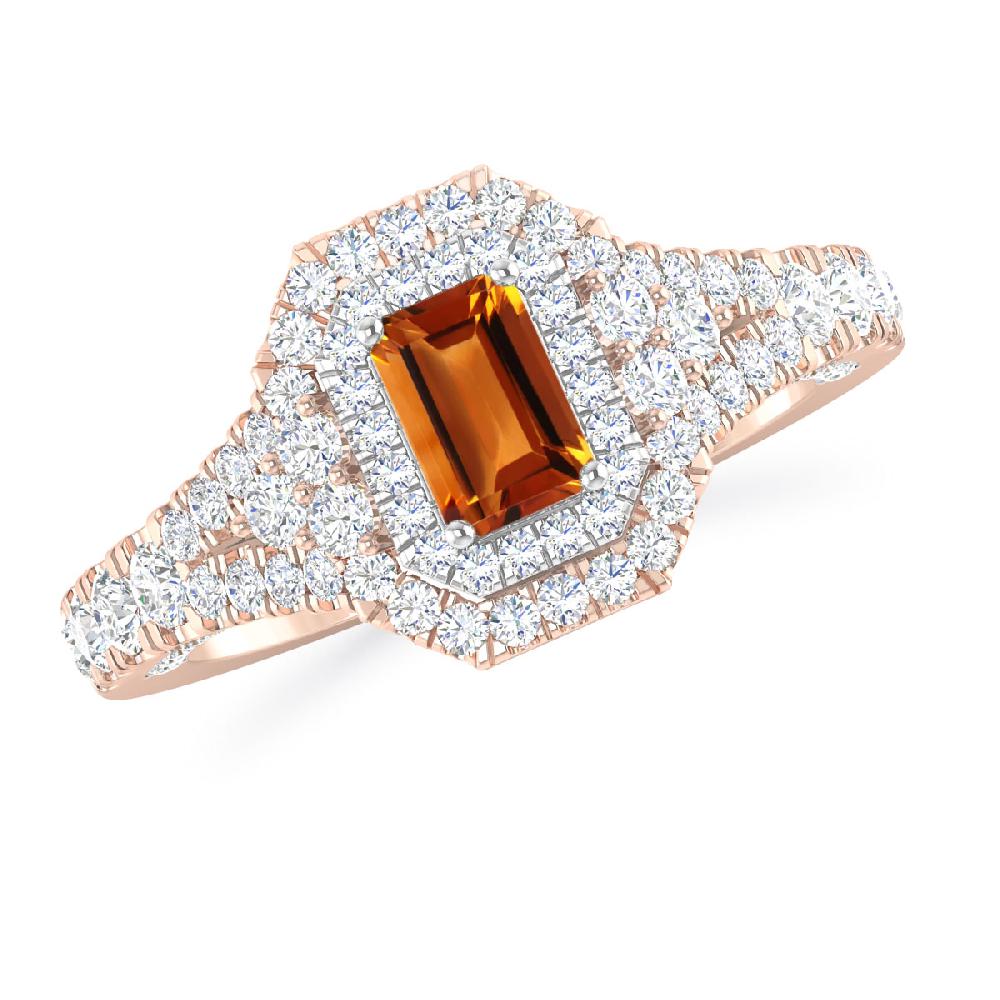 Rose Gold - Citrine