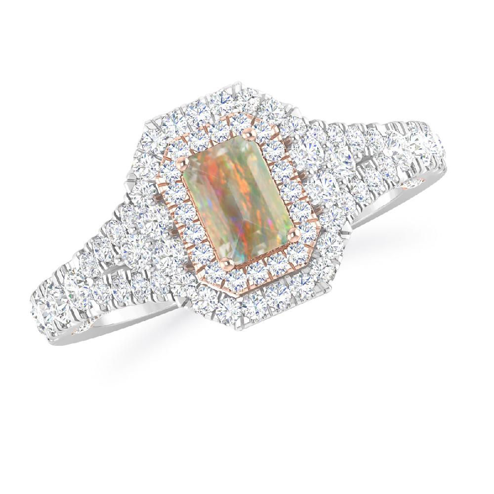 White Gold - Opal