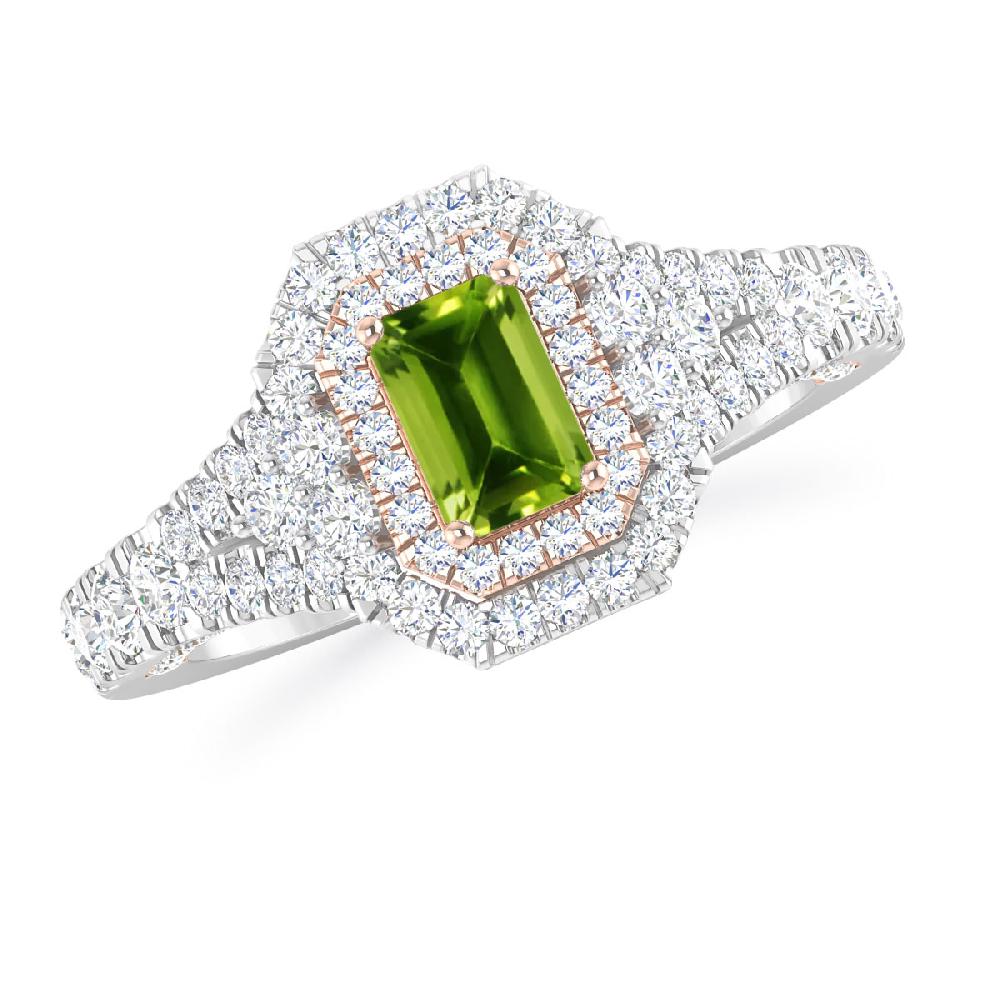 White Gold - Peridot