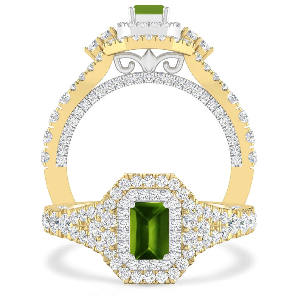 Yellow Gold - Peridot