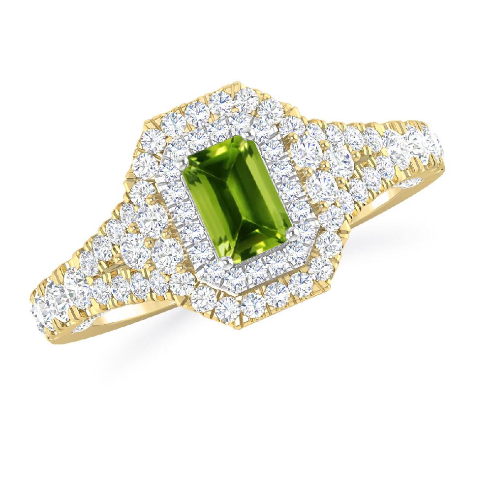 Yellow Gold - Peridot