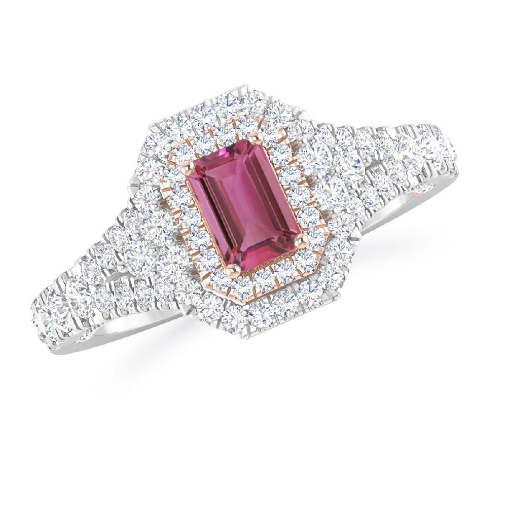 White Gold - Pink Tourmaline