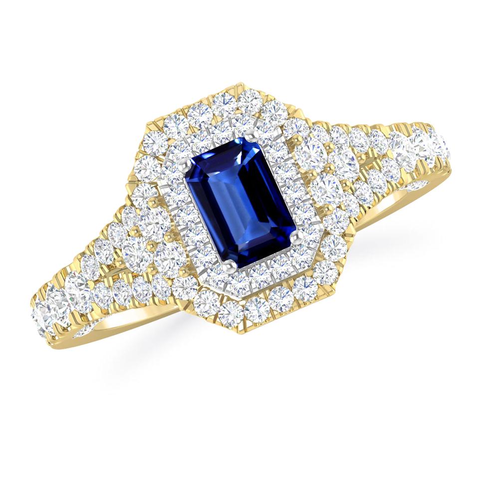 Yellow Gold - Sapphire