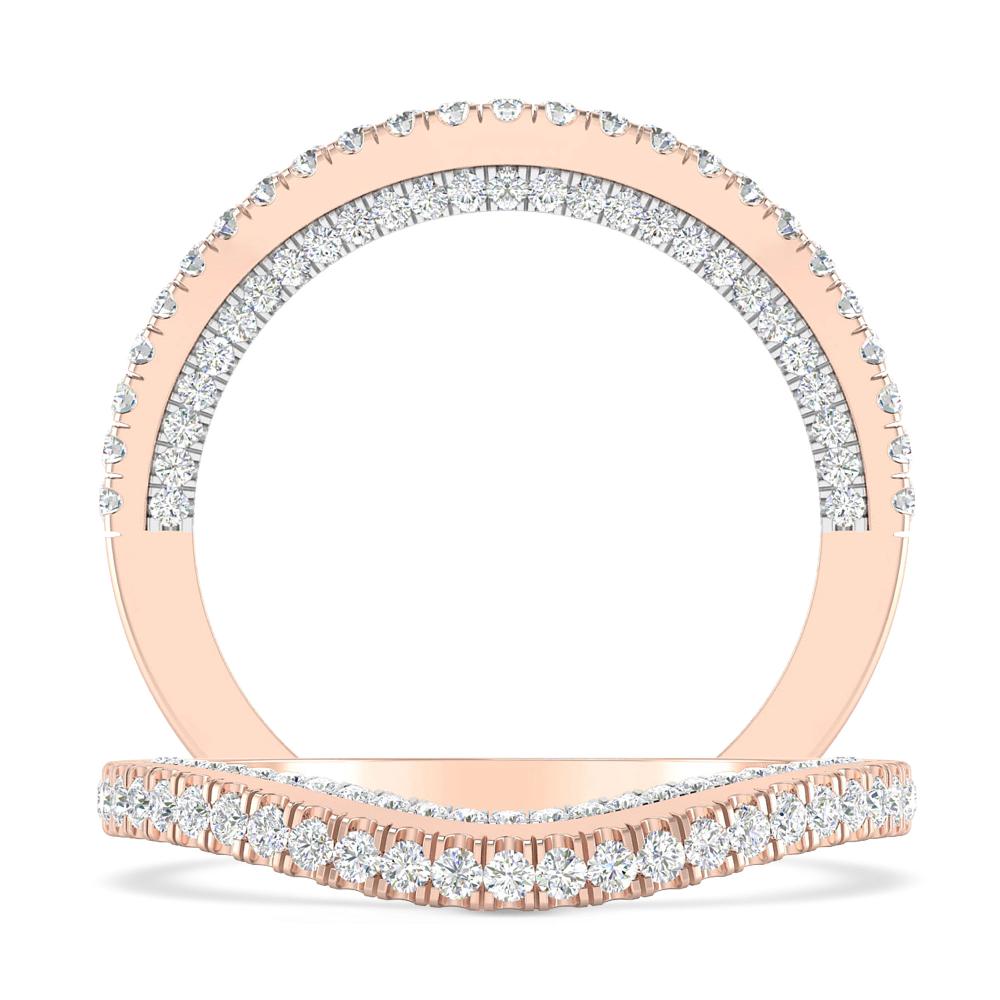 Rose Gold/White Gold - Round