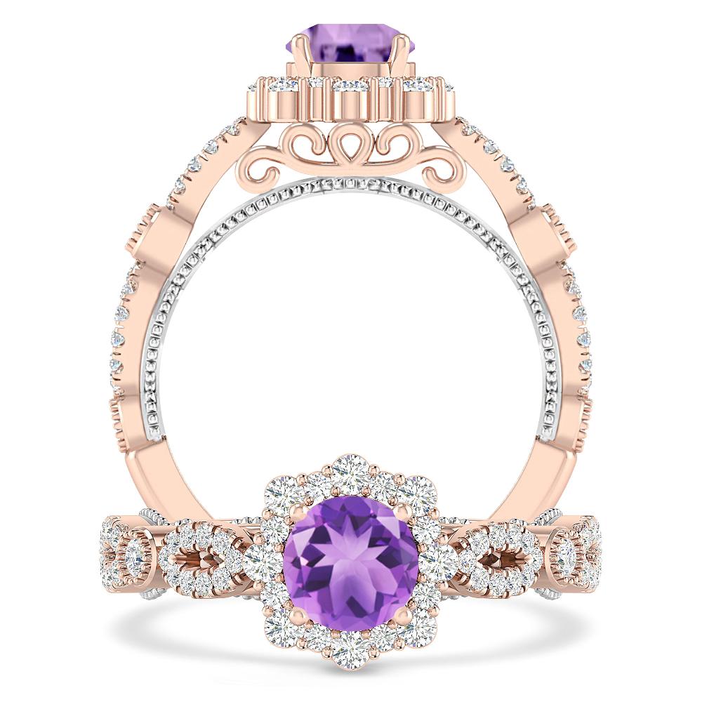 Rose Gold - Amethyst