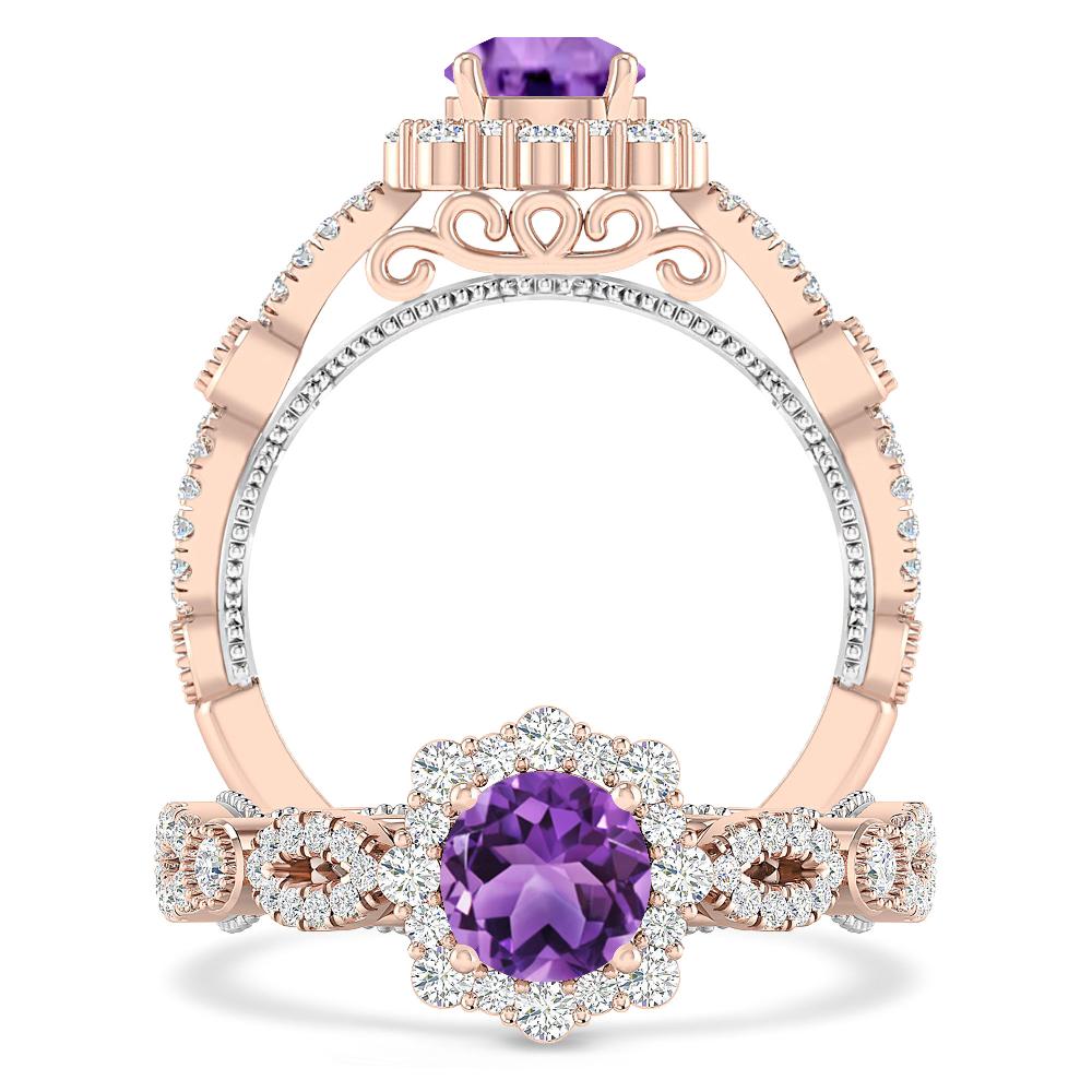 Rose Gold - Amethyst