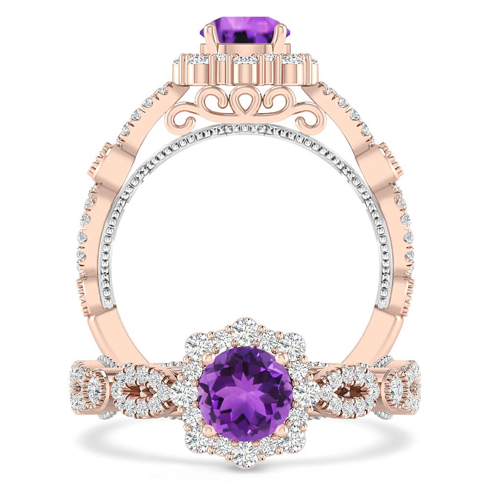 Rose Gold - Amethyst