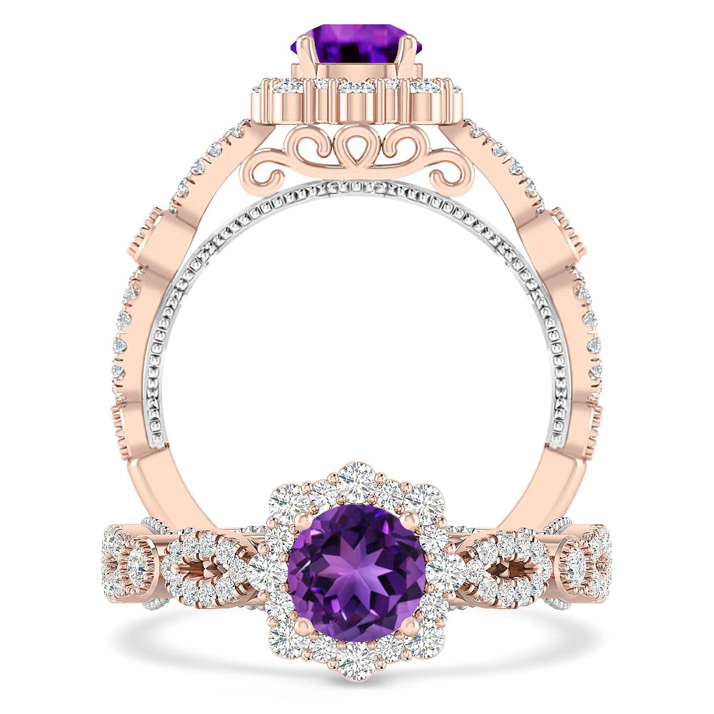 Rose Gold - Amethyst