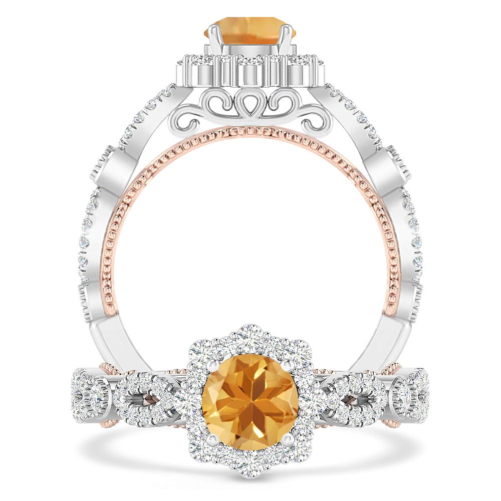 White Gold - Citrine