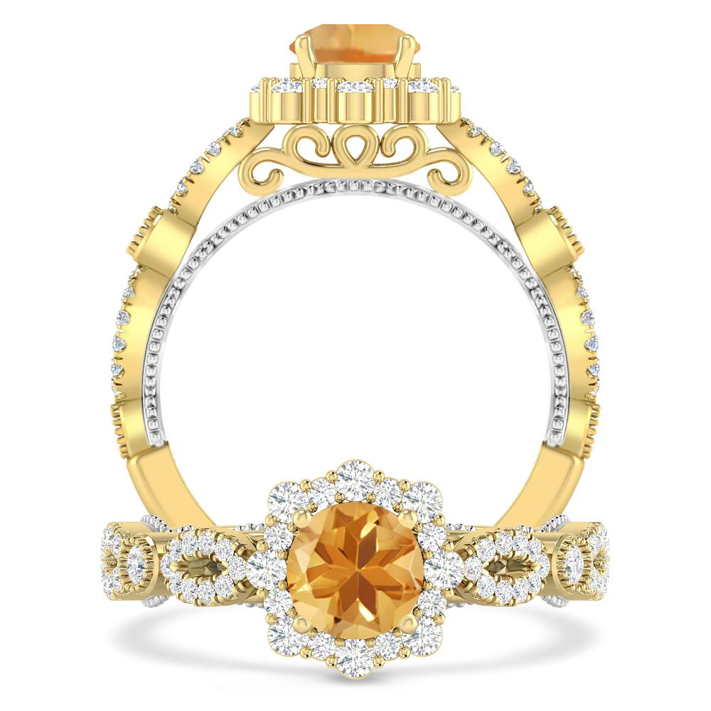 Yellow Gold - Citrine