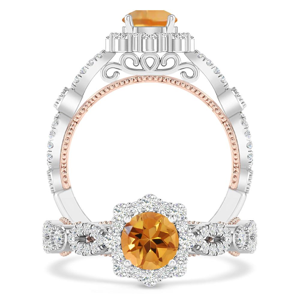 White Gold - Citrine