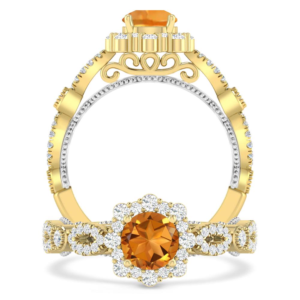 Yellow Gold - Citrine