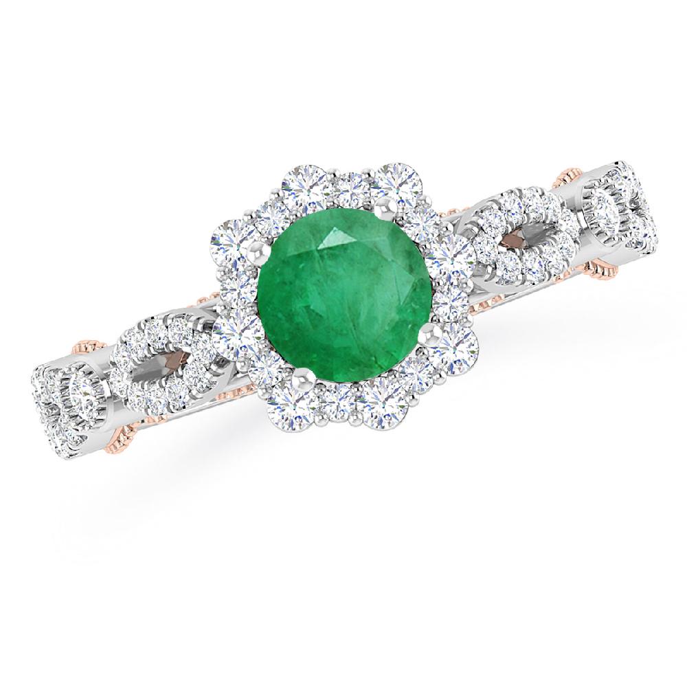 White Gold - Emerald