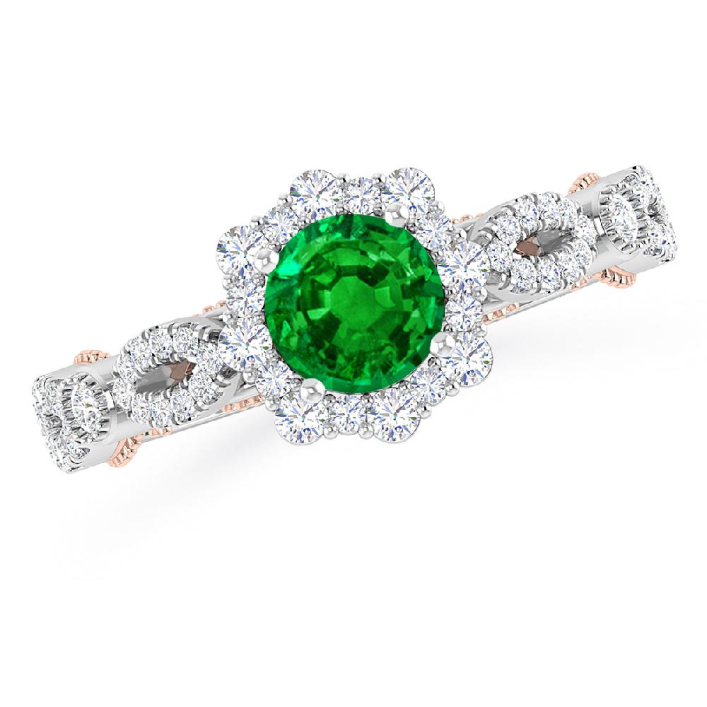 White Gold - Emerald