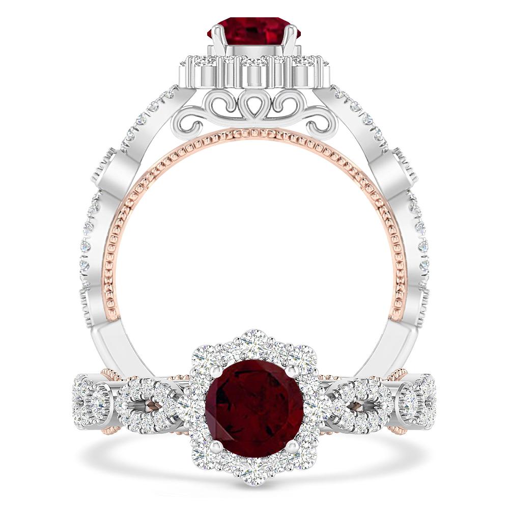 White Gold - Garnet