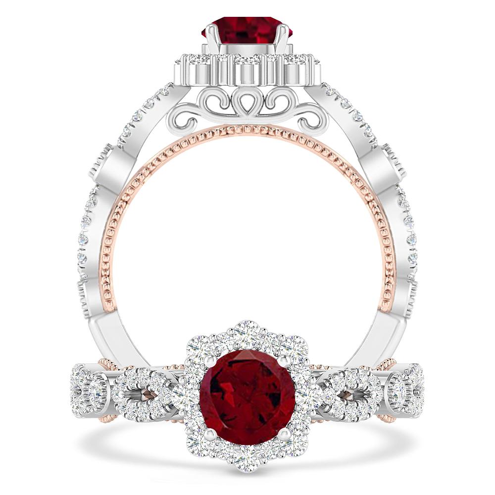 White Gold - Garnet