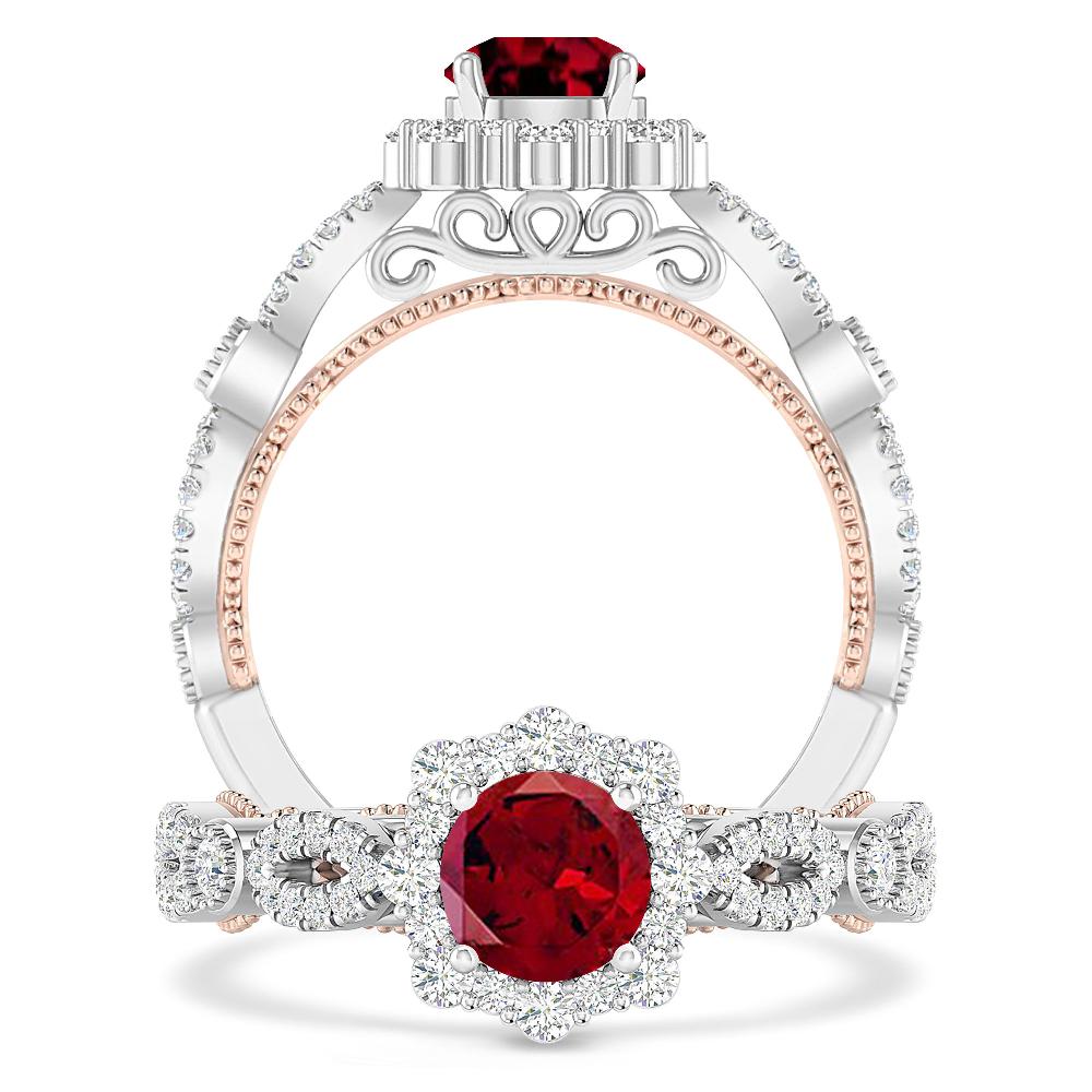 White Gold - Garnet