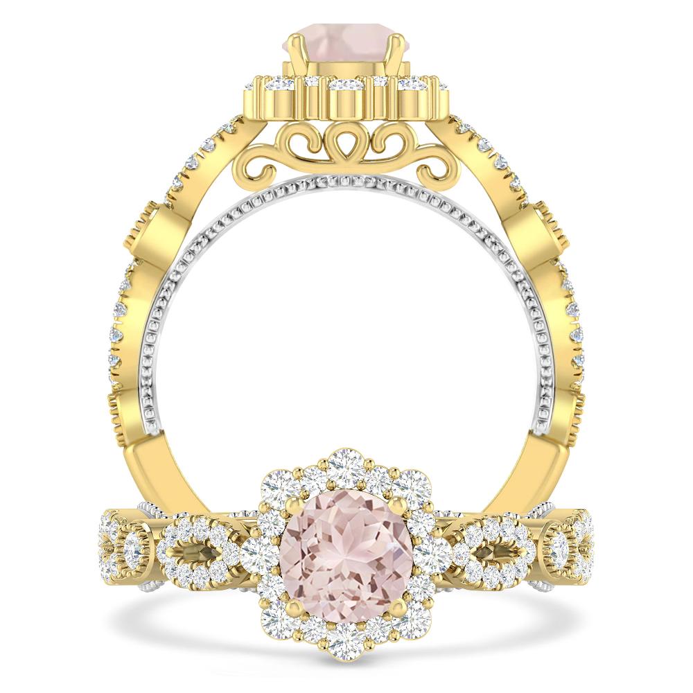 Yellow Gold - Morganite