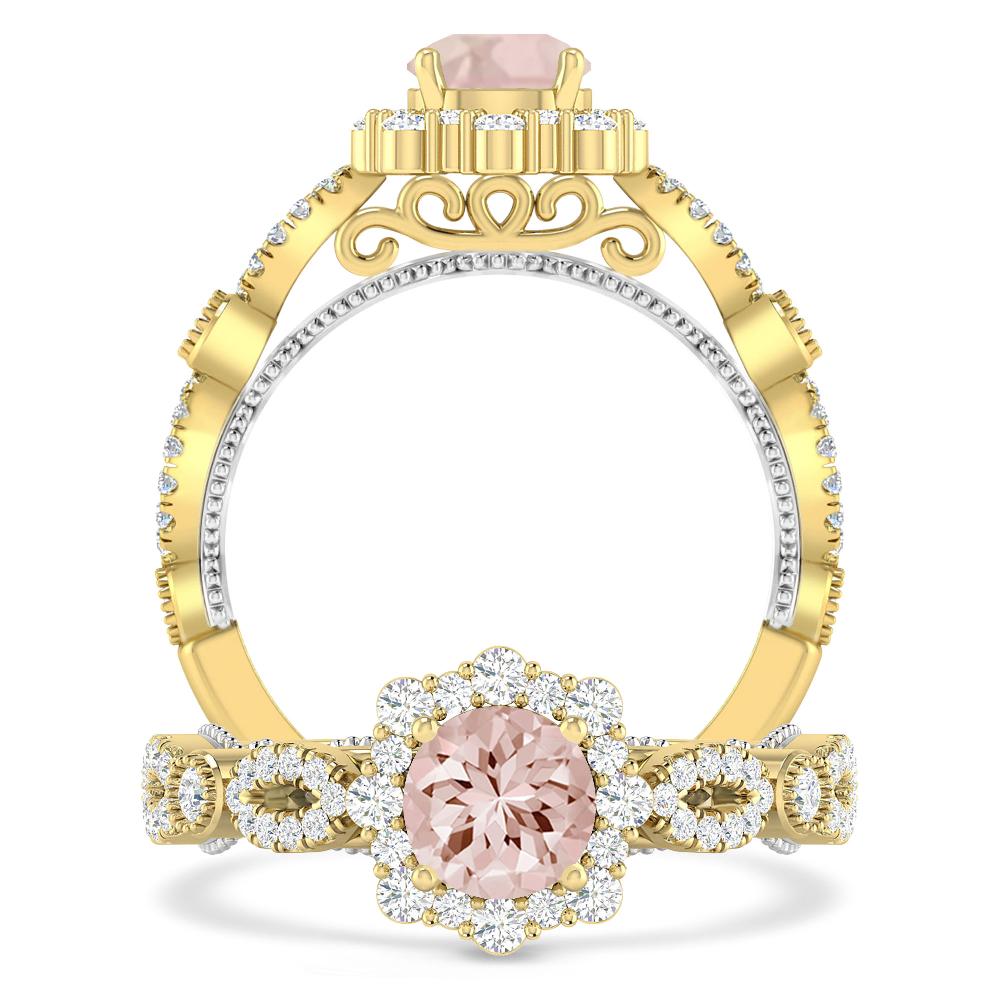 Yellow Gold - Morganite