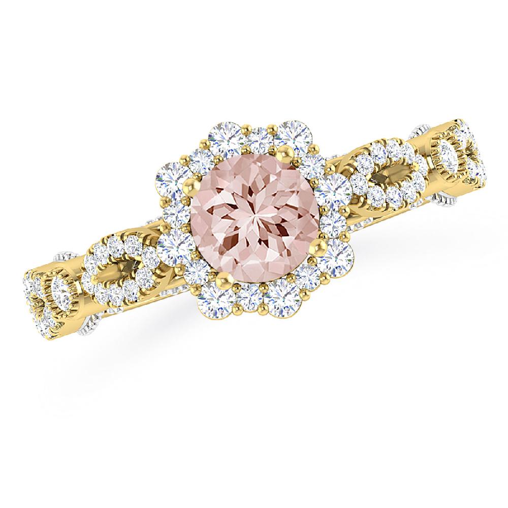 Yellow Gold - Morganite