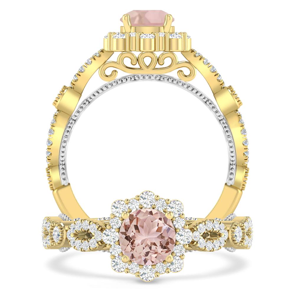 Yellow Gold - Morganite