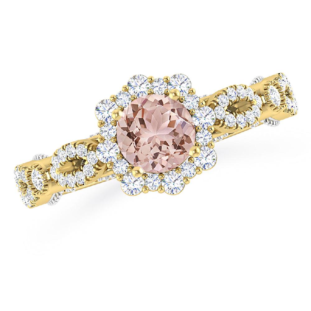 Yellow Gold - Morganite