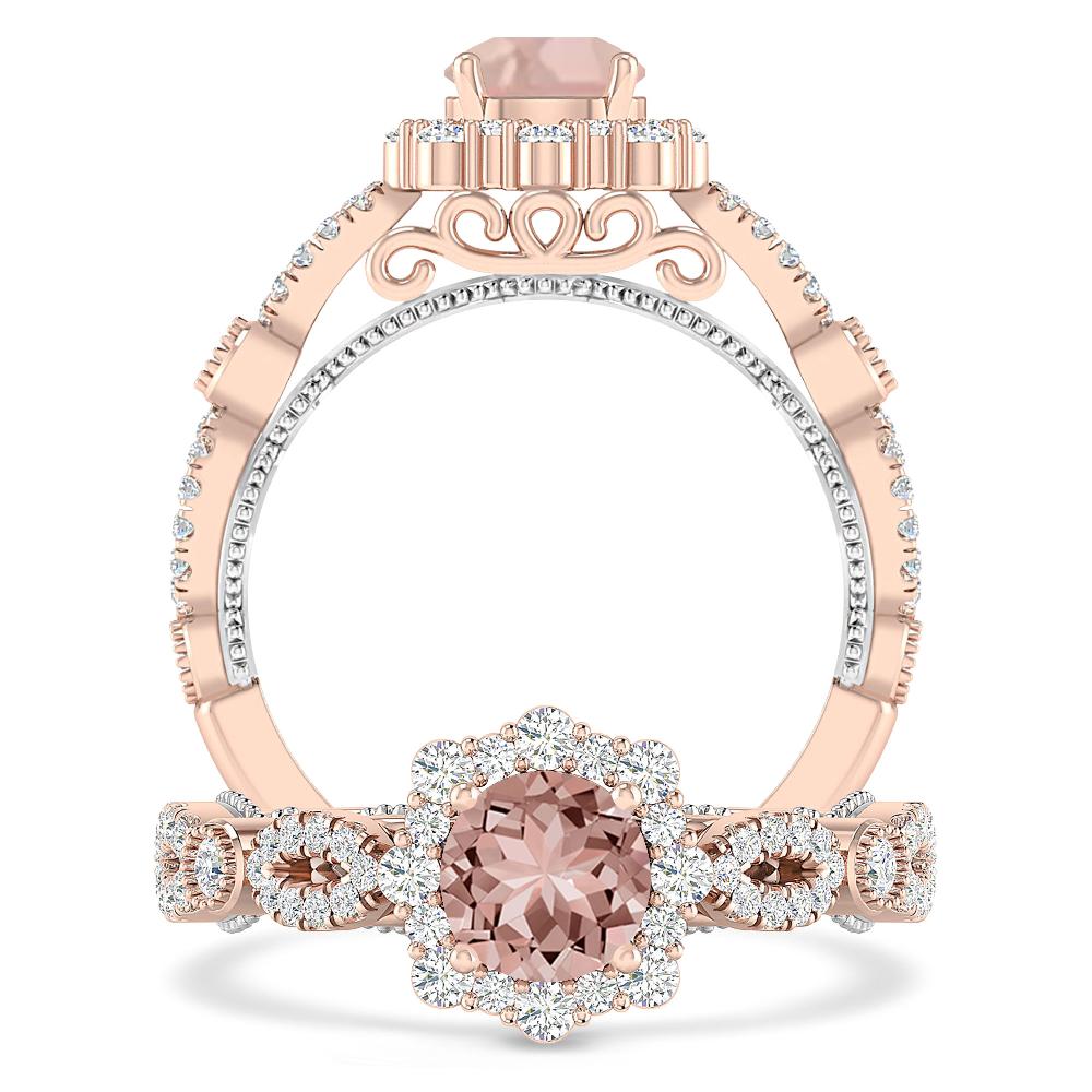 Rose Gold - Morganite