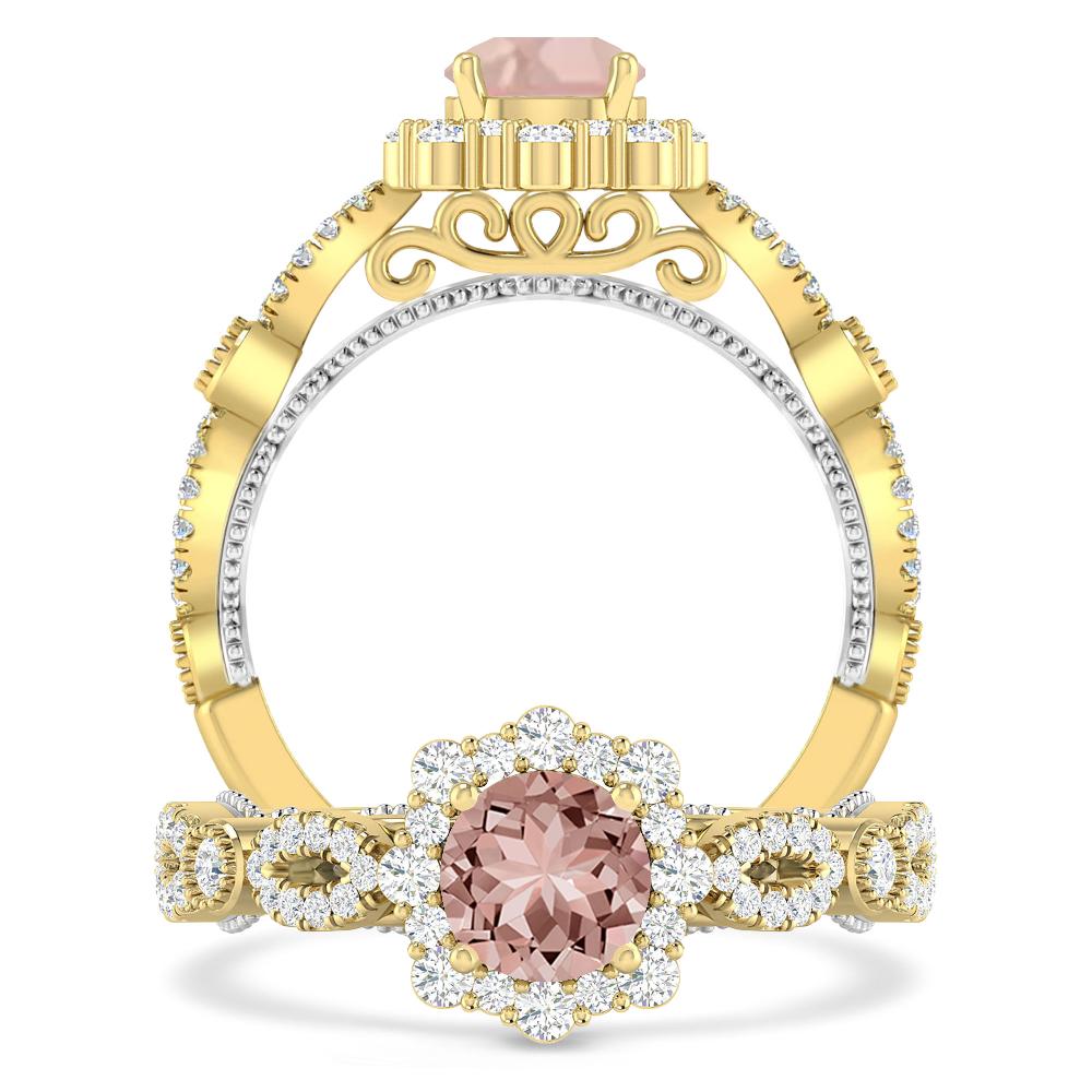 Yellow Gold - Morganite