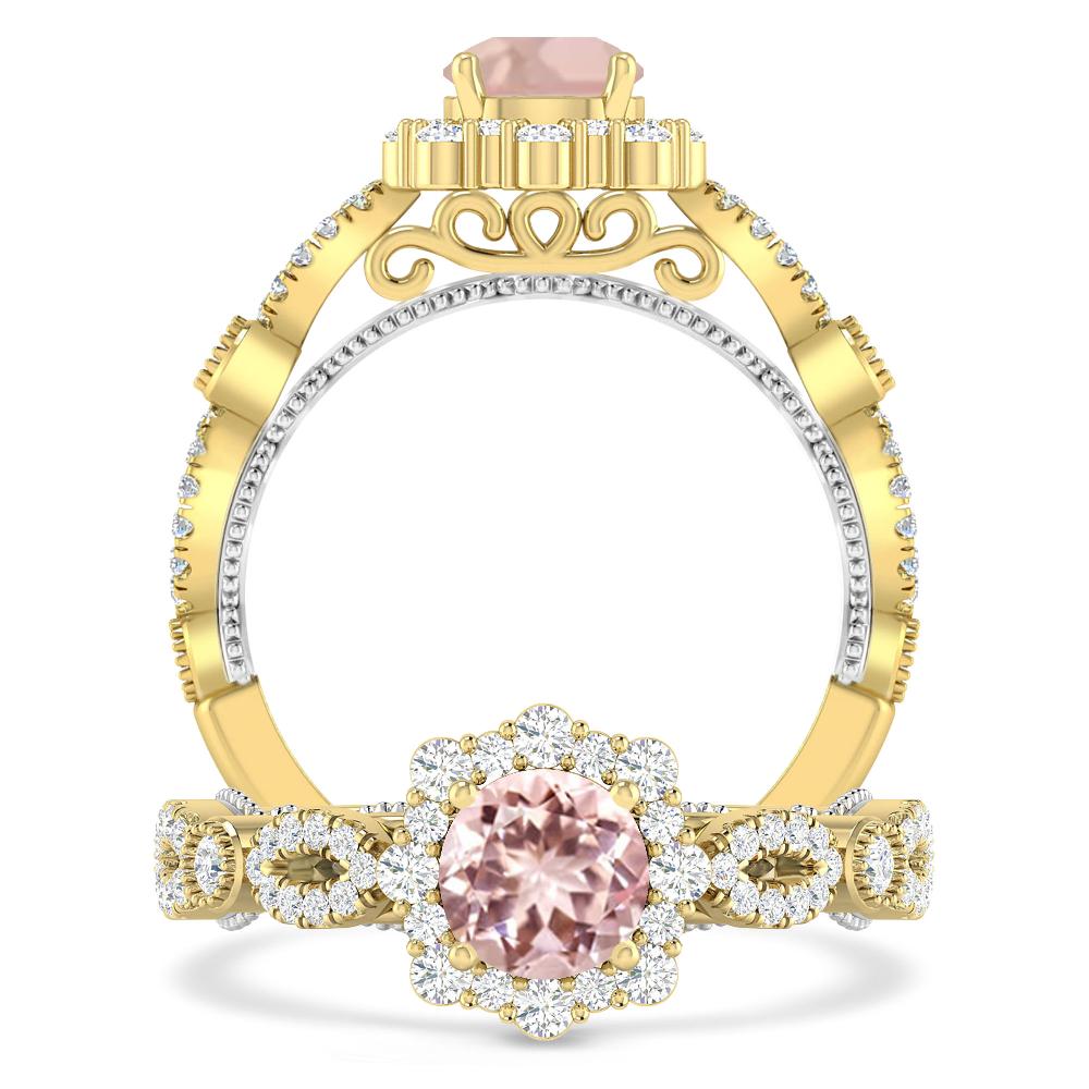 Yellow Gold - Morganite