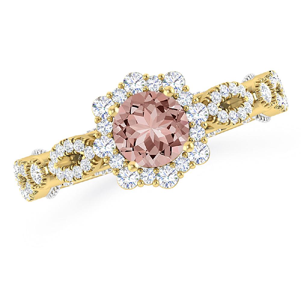 Yellow Gold - Morganite