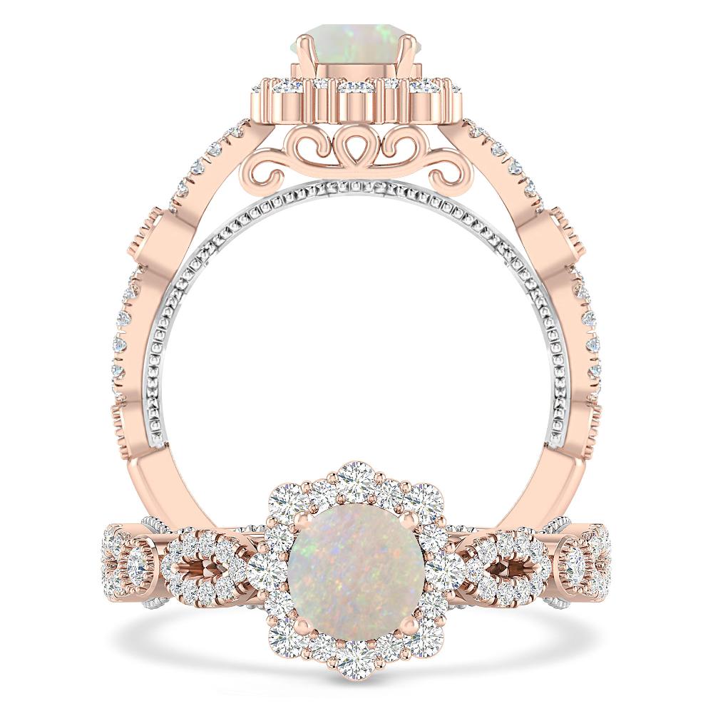 Rose Gold - Opal