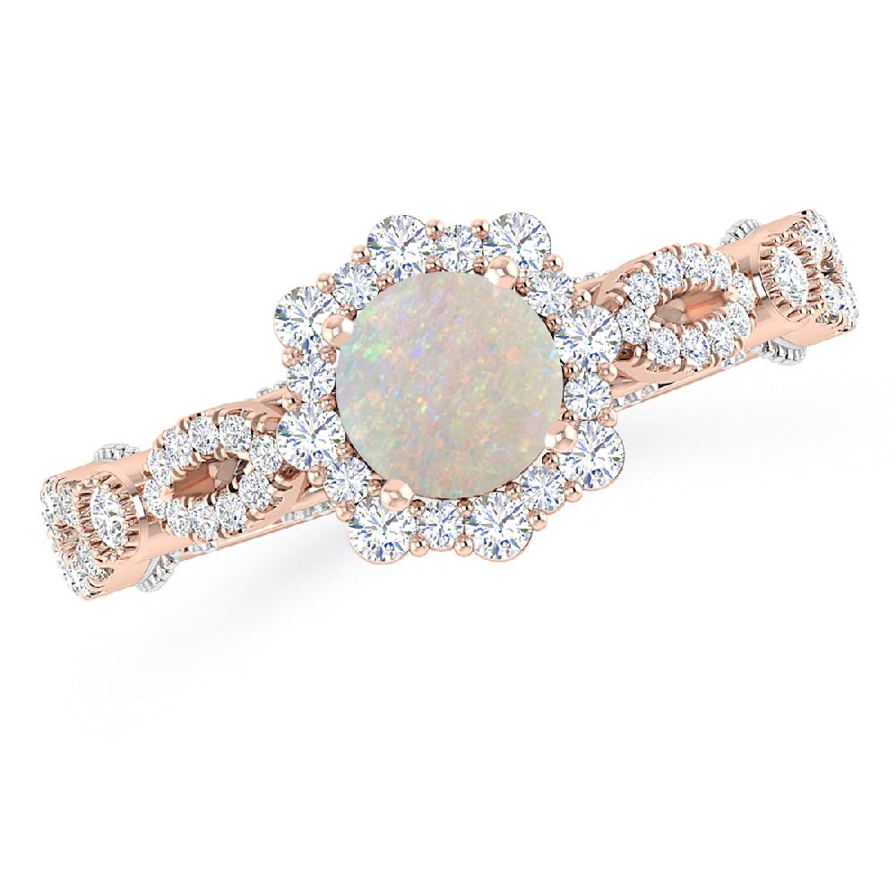 Rose Gold - Opal