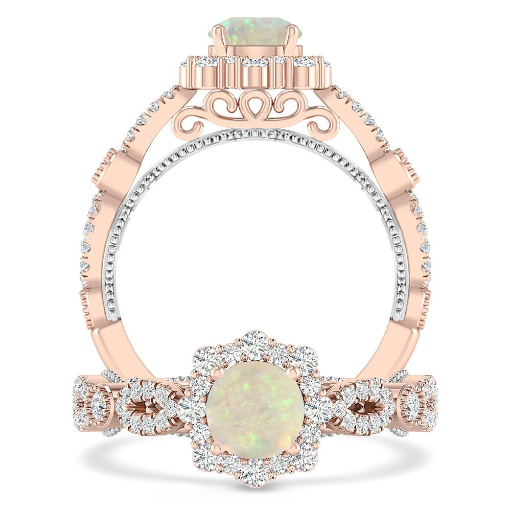 Rose Gold - Opal