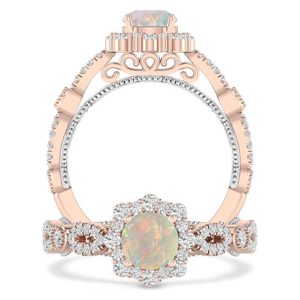 Rose Gold - Opal