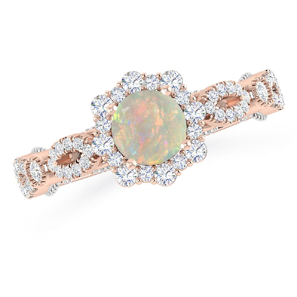 Rose Gold - Opal