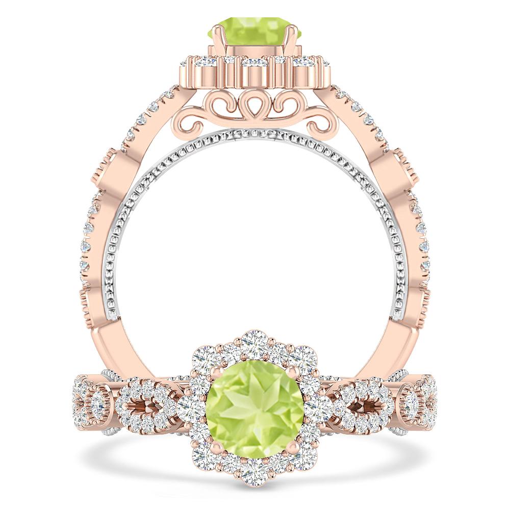 Rose Gold - Peridot