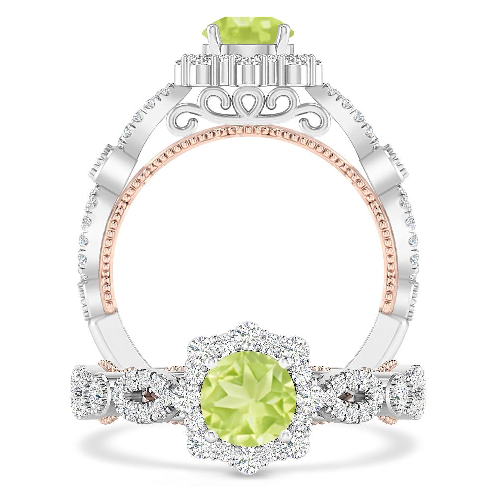 White Gold - Peridot