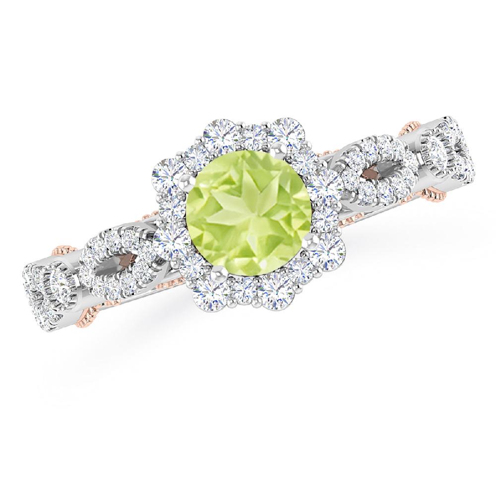 White Gold - Peridot