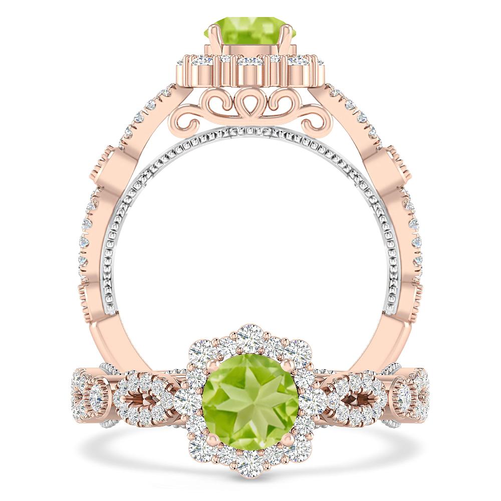 Rose Gold - Peridot