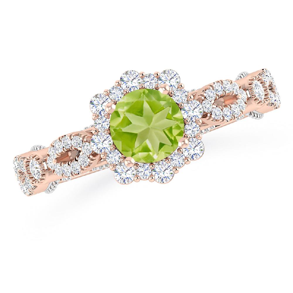 Rose Gold - Peridot