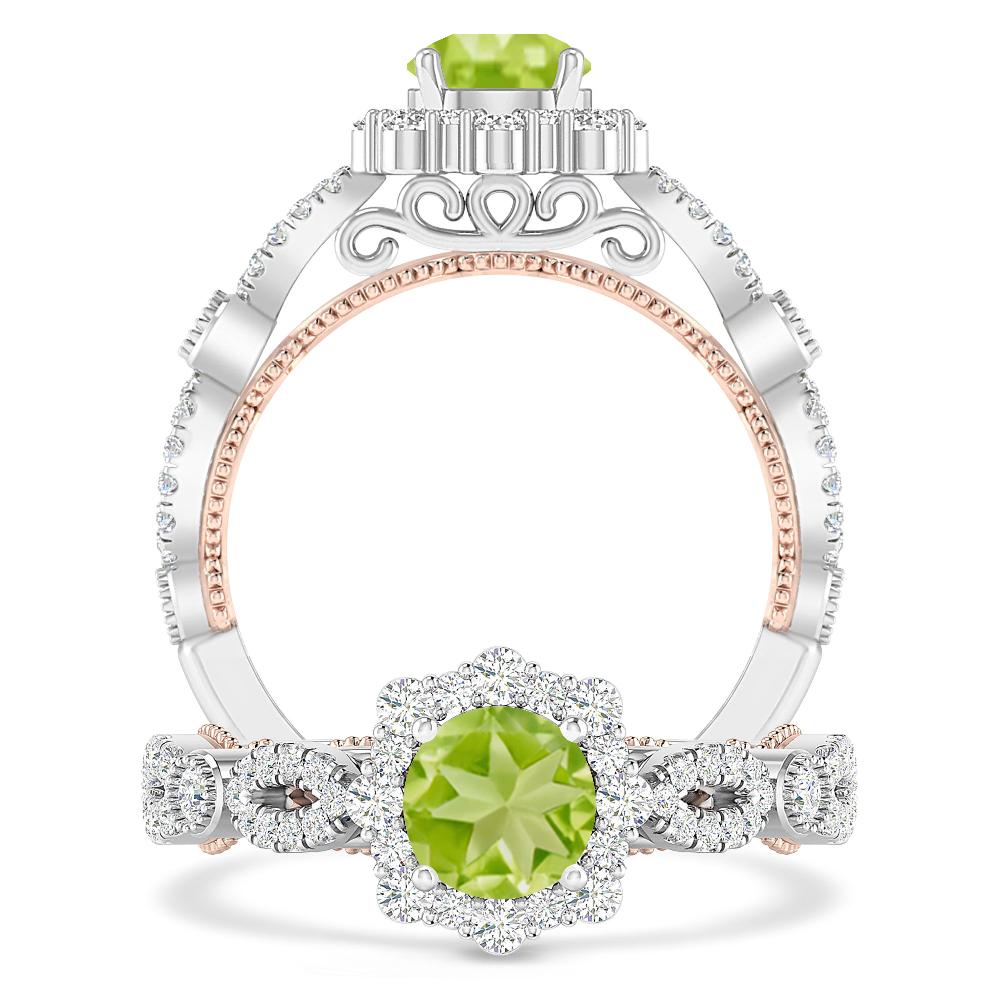 White Gold - Peridot