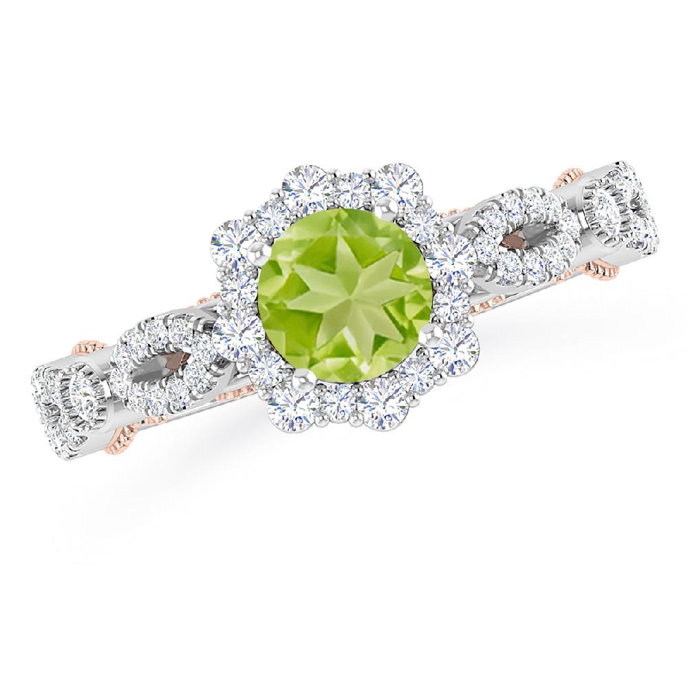 White Gold - Peridot