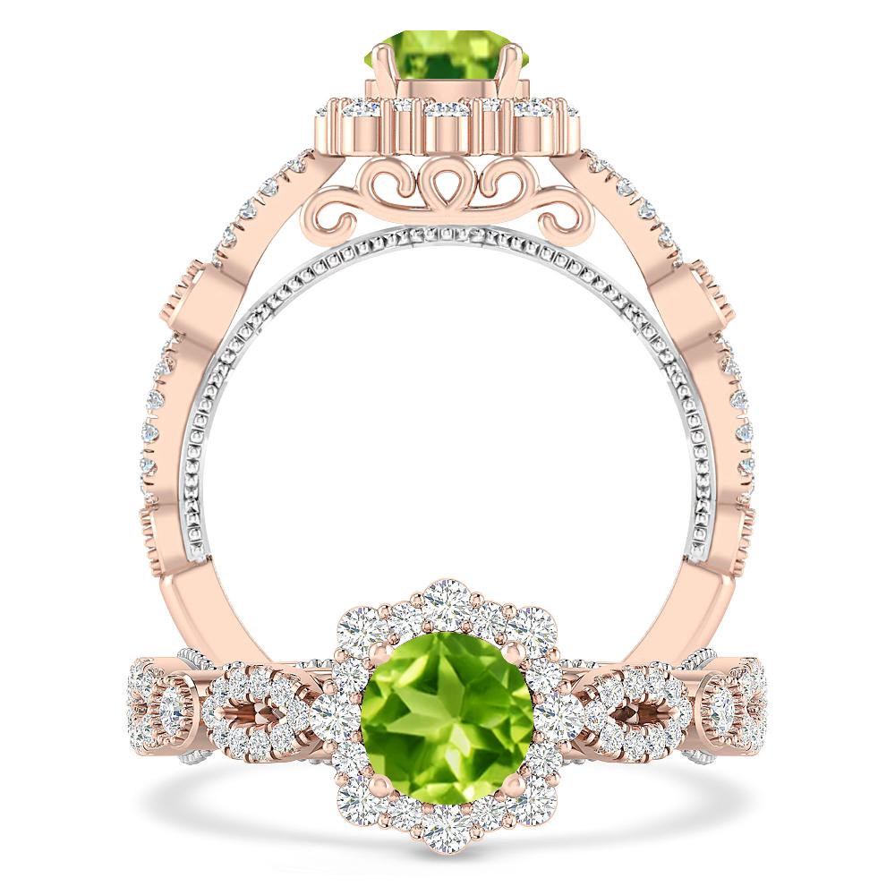 Rose Gold - Peridot