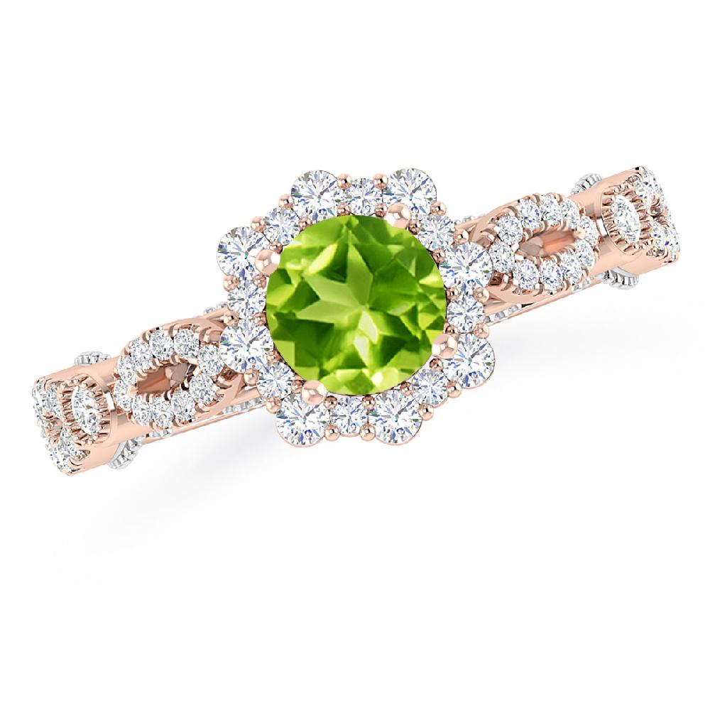 Rose Gold - Peridot