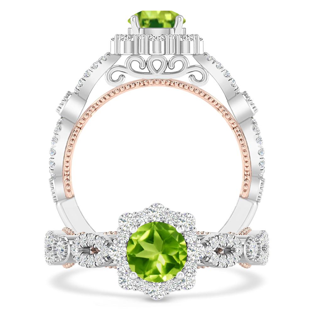 White Gold - Peridot