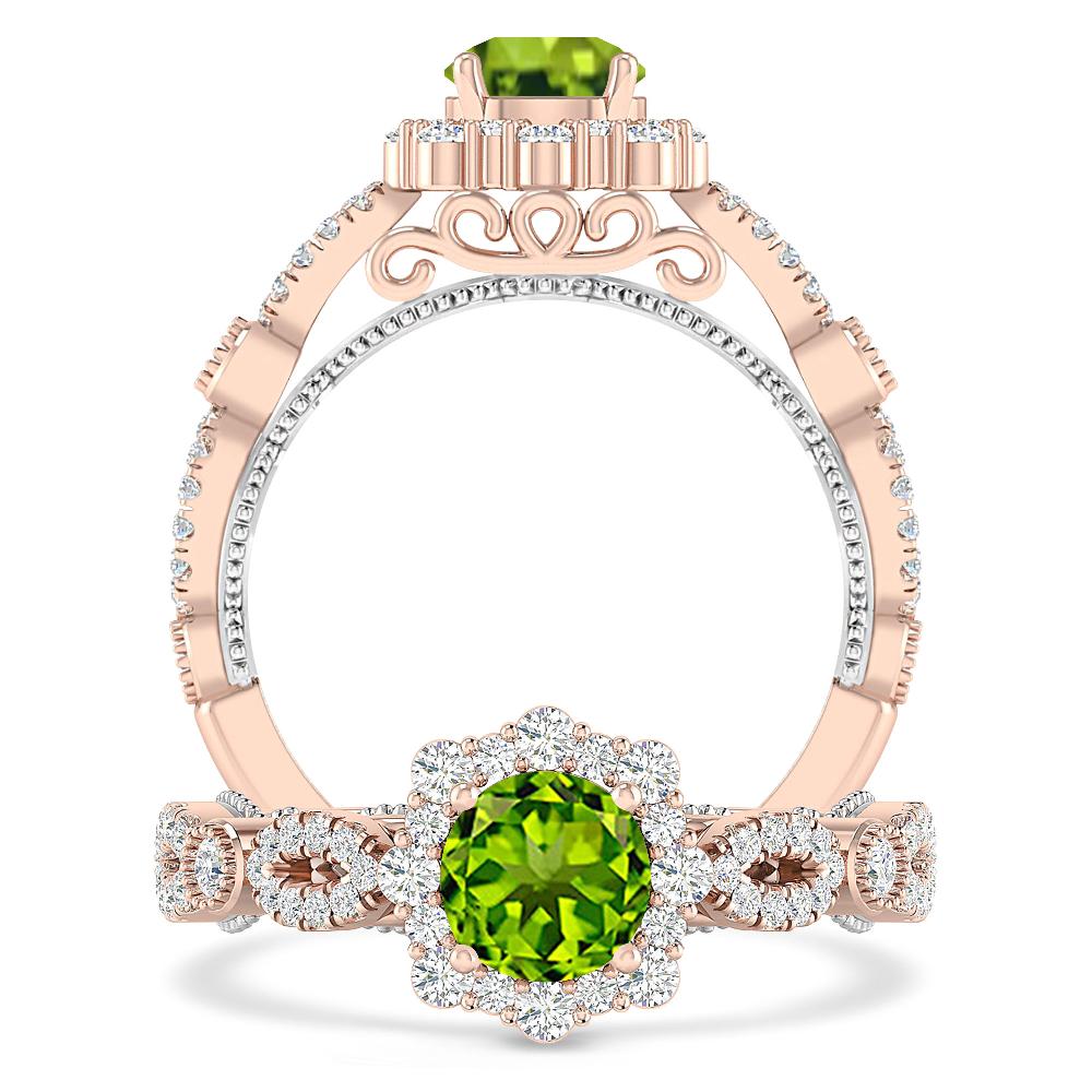 Rose Gold - Peridot